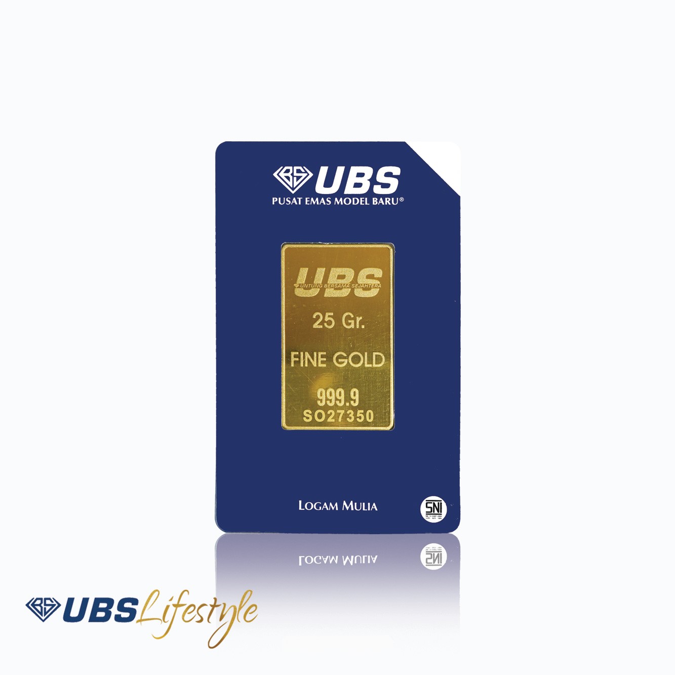 produk UBS Logam Mulia 25 Gram Klasik LOGAM MULIA