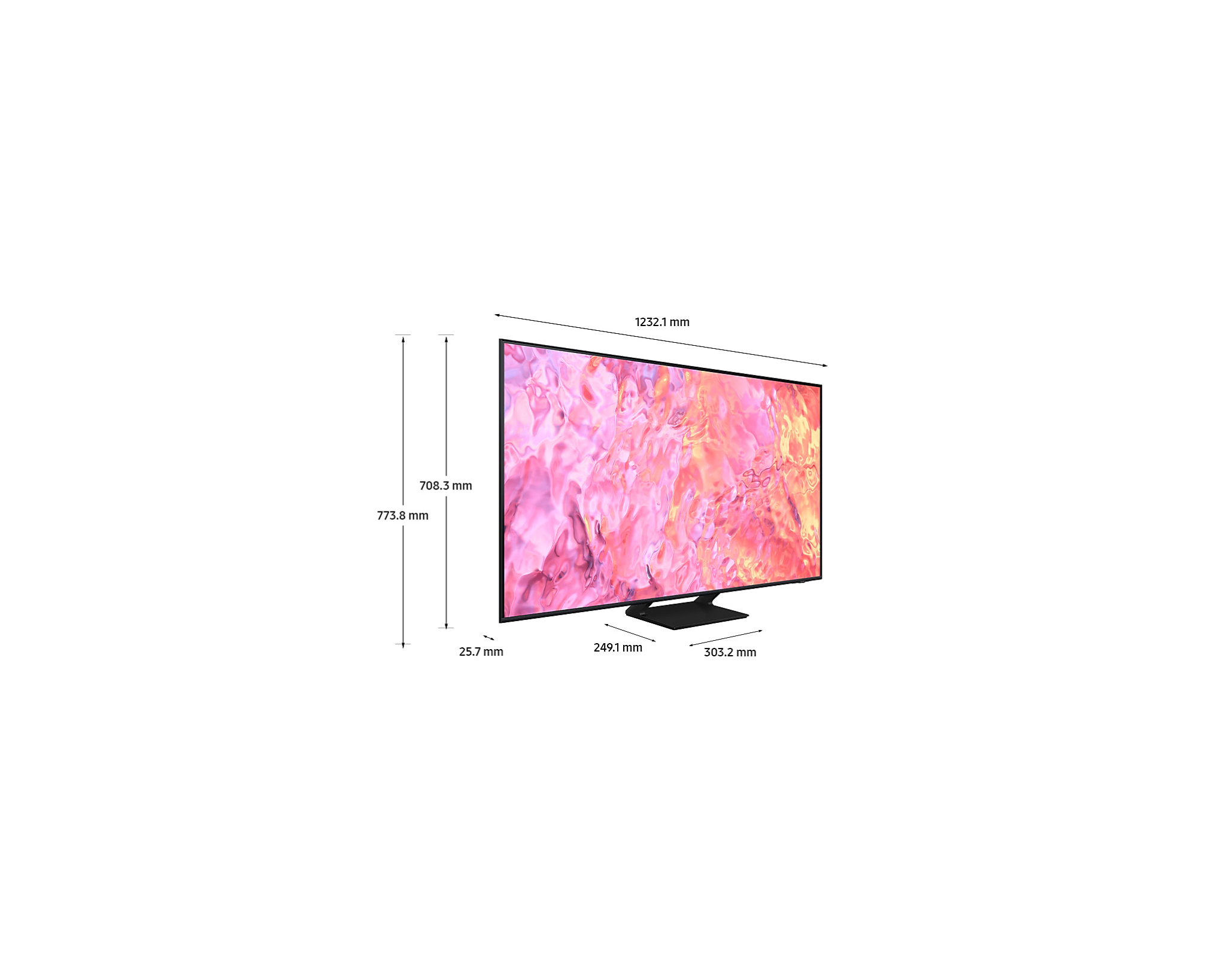 produk Samsung TV 55 inch QLED 4K Q60C